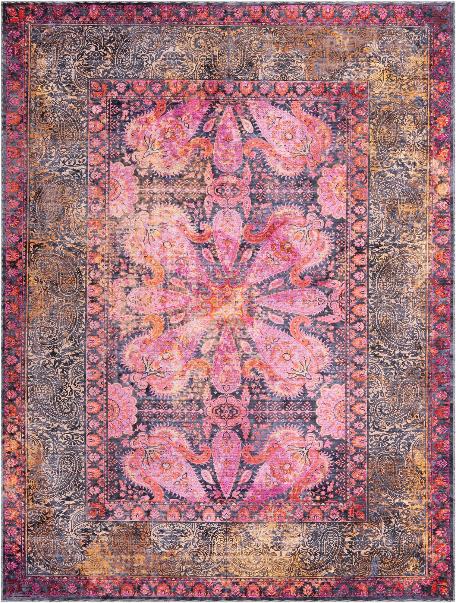Primary image  9' 2 x 12'  Washable Mangata Rug
