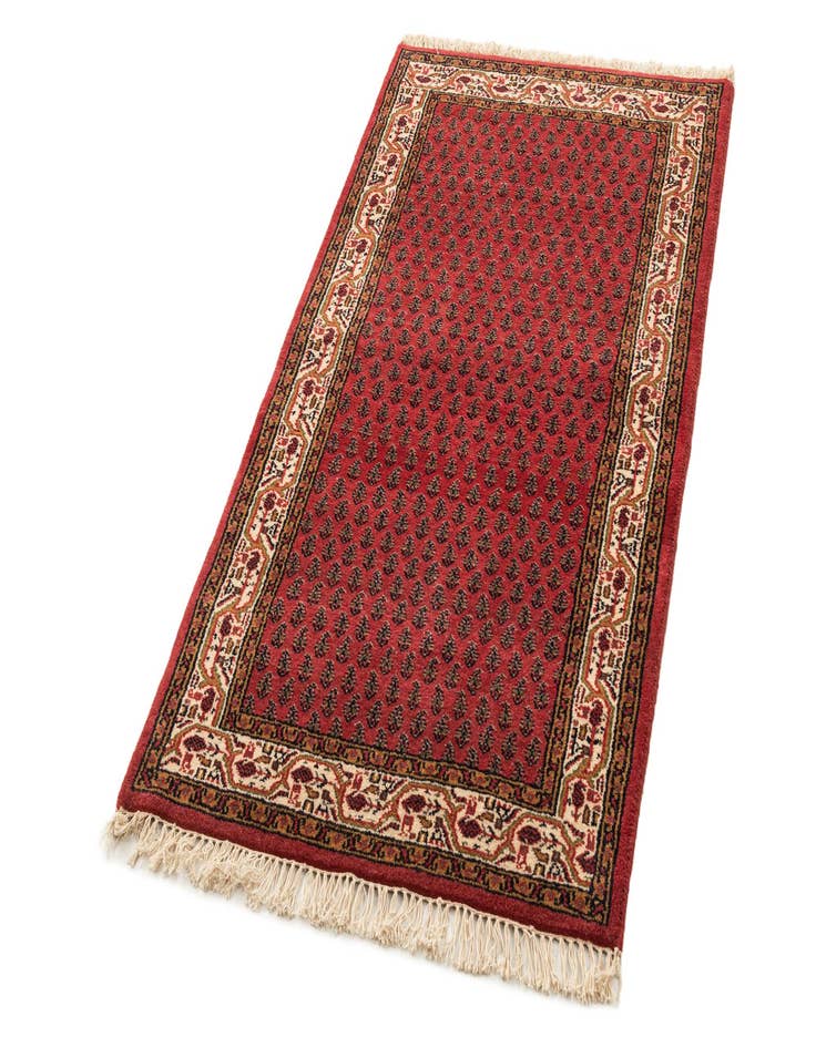 Detail image of  3' x 5' 4  Hand Knotted Mir Wool Rug