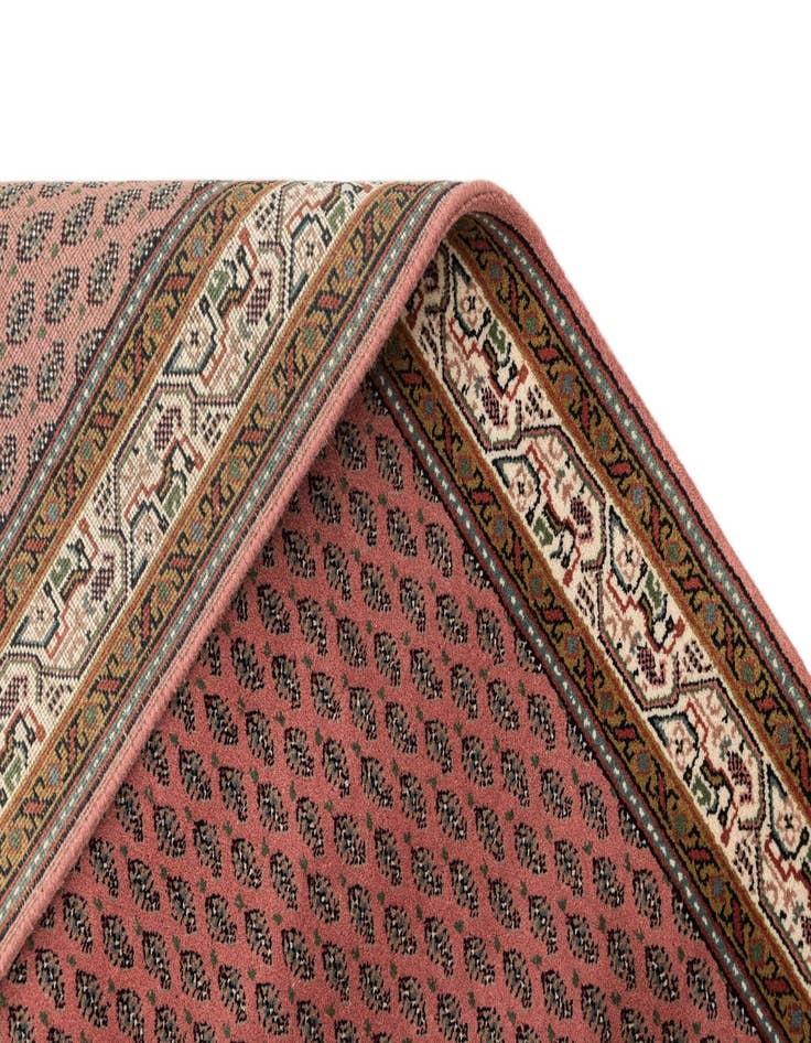 Detail image of  3' 1 x 5' 3  Hand Knotted Mir Wool Rug