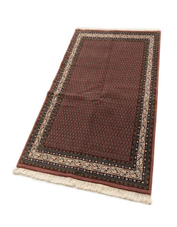 Detail image of  4' 8 x 6' 8  Hand Knotted Mir Wool Rug