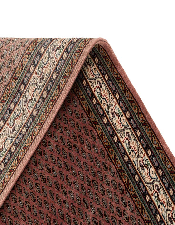 Detail image of  4' 8 x 6' 8  Hand Knotted Mir Wool Rug