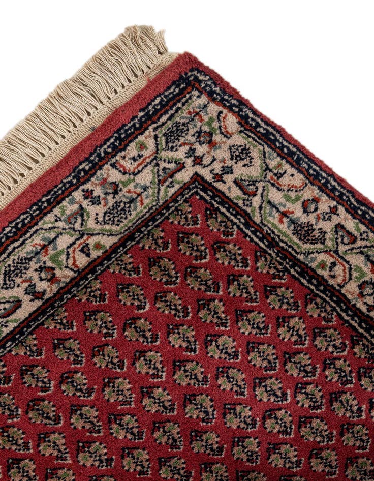 Detail image of  2' 7 x 4' 7  Hand Knotted Mir Wool Rug