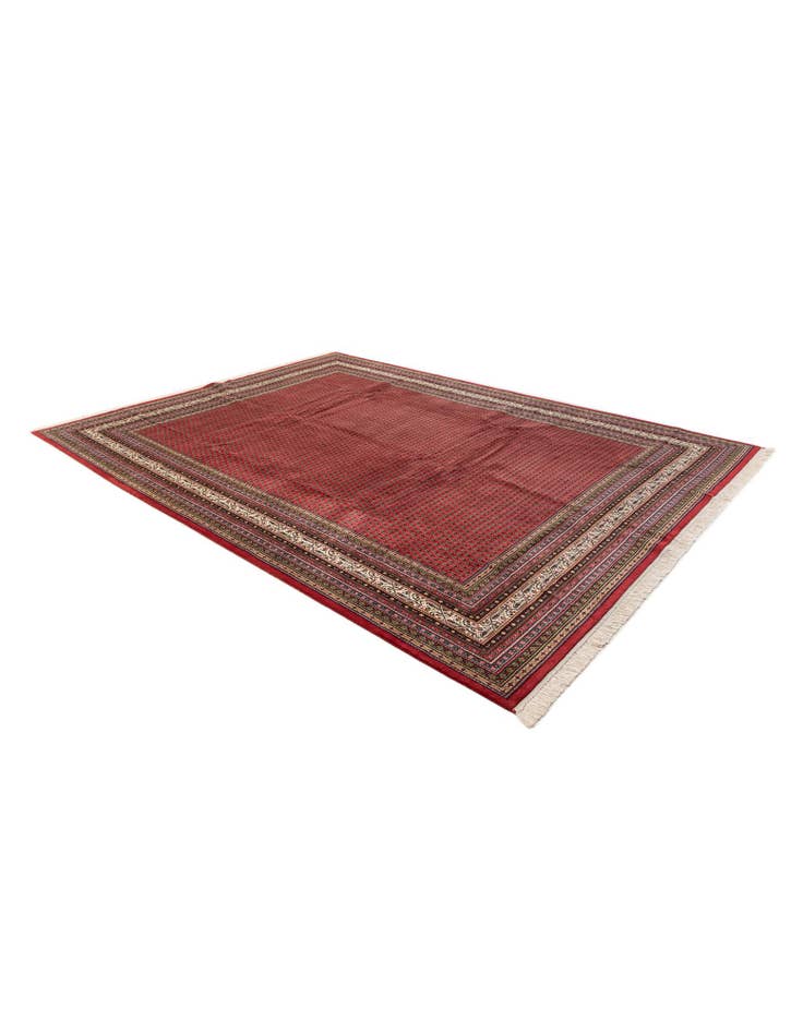 Detail image of  9' 8 x 13'  Hand Knotted Mir Oriental Wool Rug