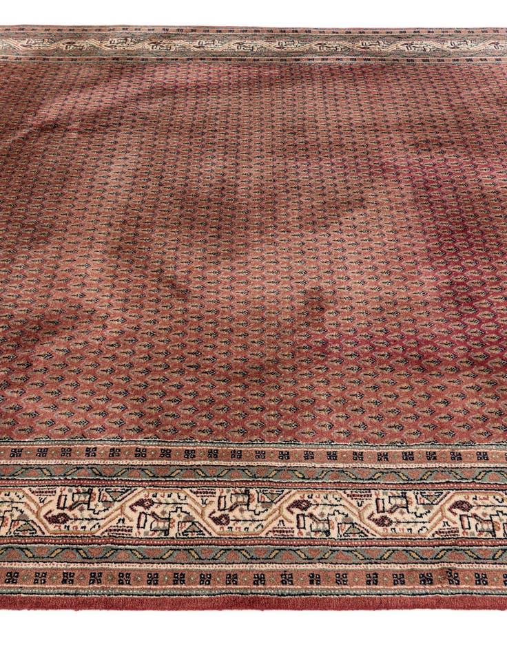 Detail image of  6' 7 x 9' 9  Hand Knotted Mir Wool Rug