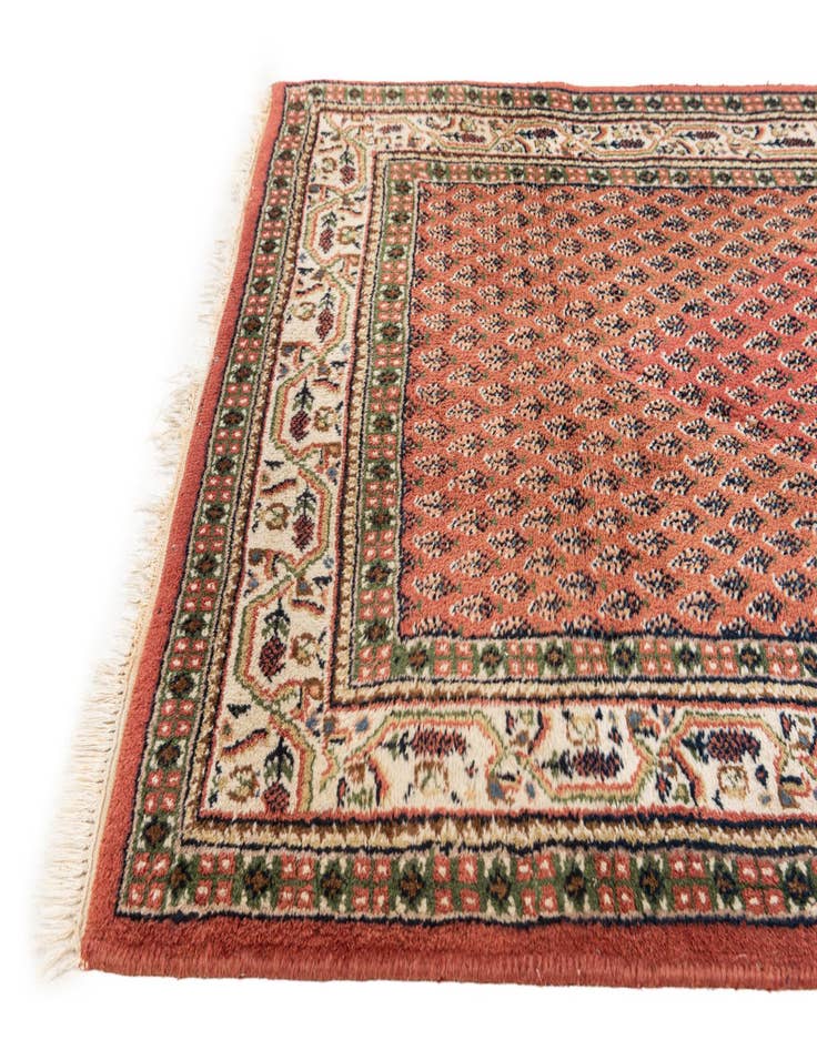 Detail image of  3' 11 x 6'  Hand Knotted Mir Wool Rug