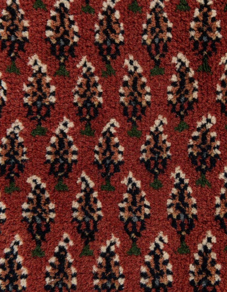 Detail image of  3' x 5' 4  Hand Knotted Mir Wool Rug