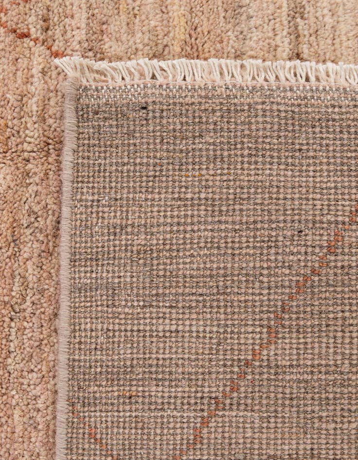 Detail image of  4' 7 x 6' 7  Hand Knotted Moroccan Wool Rug