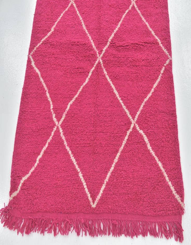 Detail image of  4' x 5' 2  Hand Knotted Moroccan Wool Rug