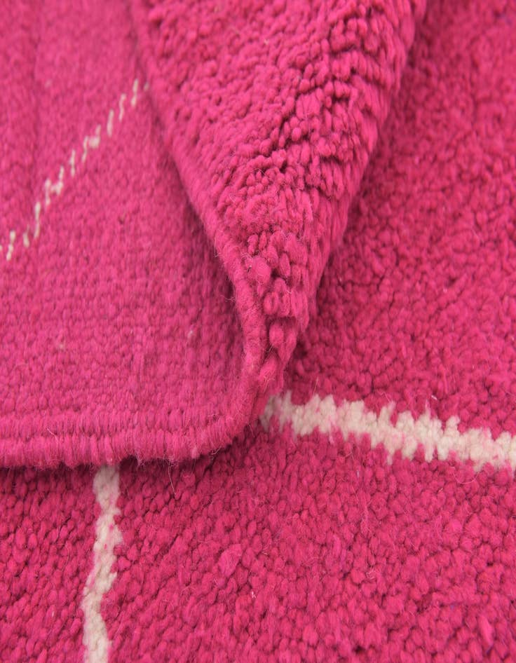 Detail image of  4' x 5' 2  Hand Knotted Moroccan Wool Rug