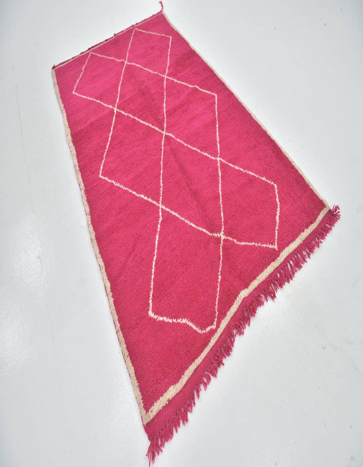 Detail image of  5' x 8' 5  Hand Knotted Moroccan Wool Rug