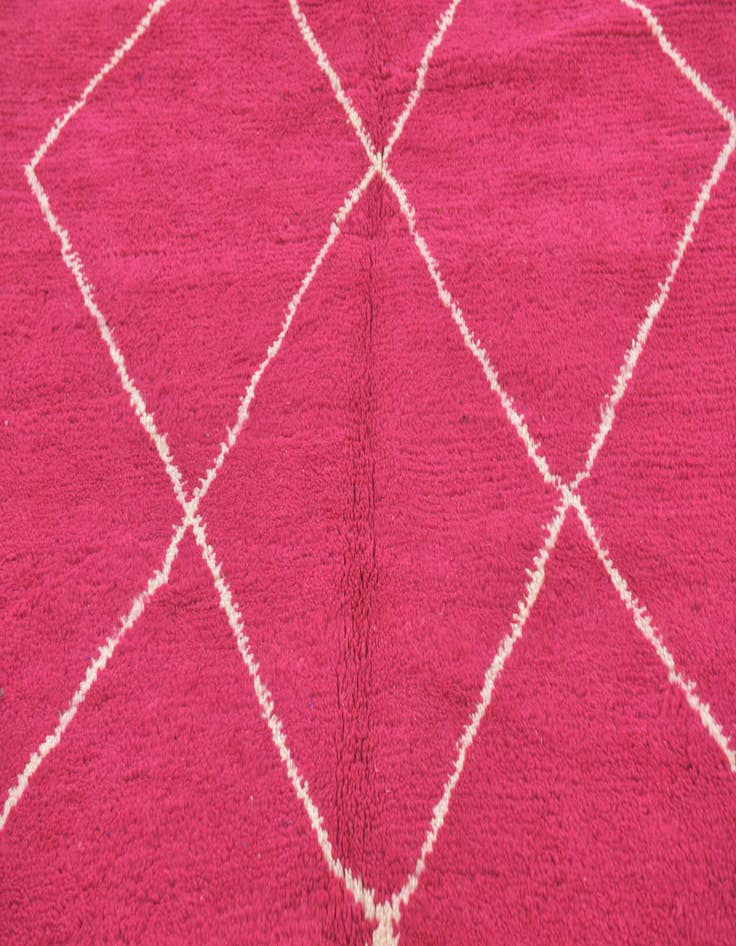 Detail image of  5' x 8' 5  Hand Knotted Moroccan Wool Rug
