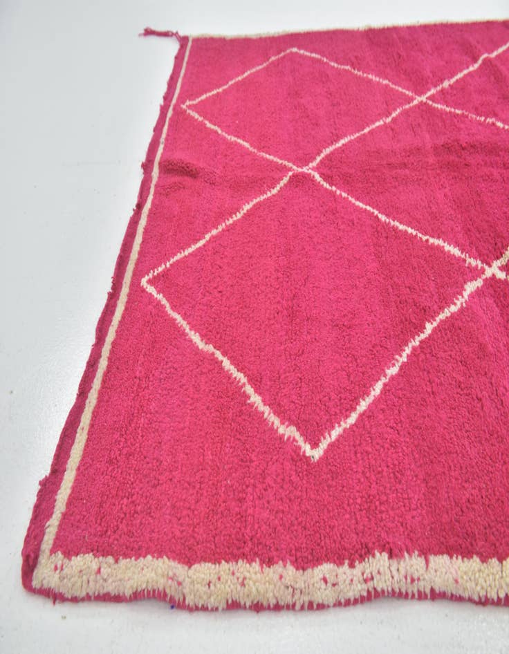 Detail image of  5' x 8' 5  Hand Knotted Moroccan Wool Rug
