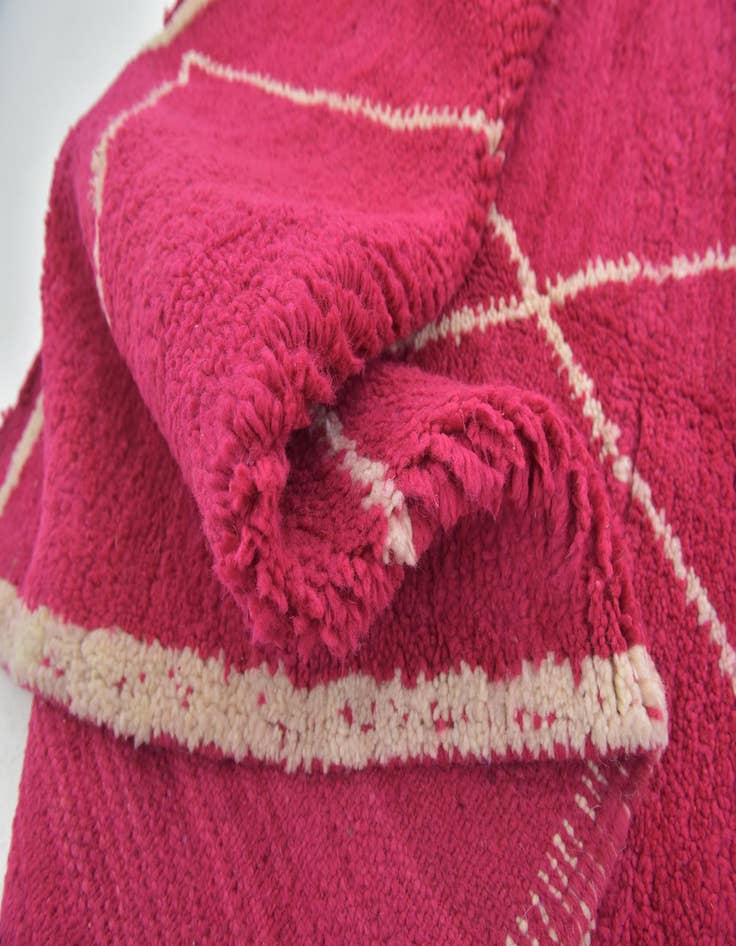 Detail image of  5' x 8' 5  Hand Knotted Moroccan Wool Rug