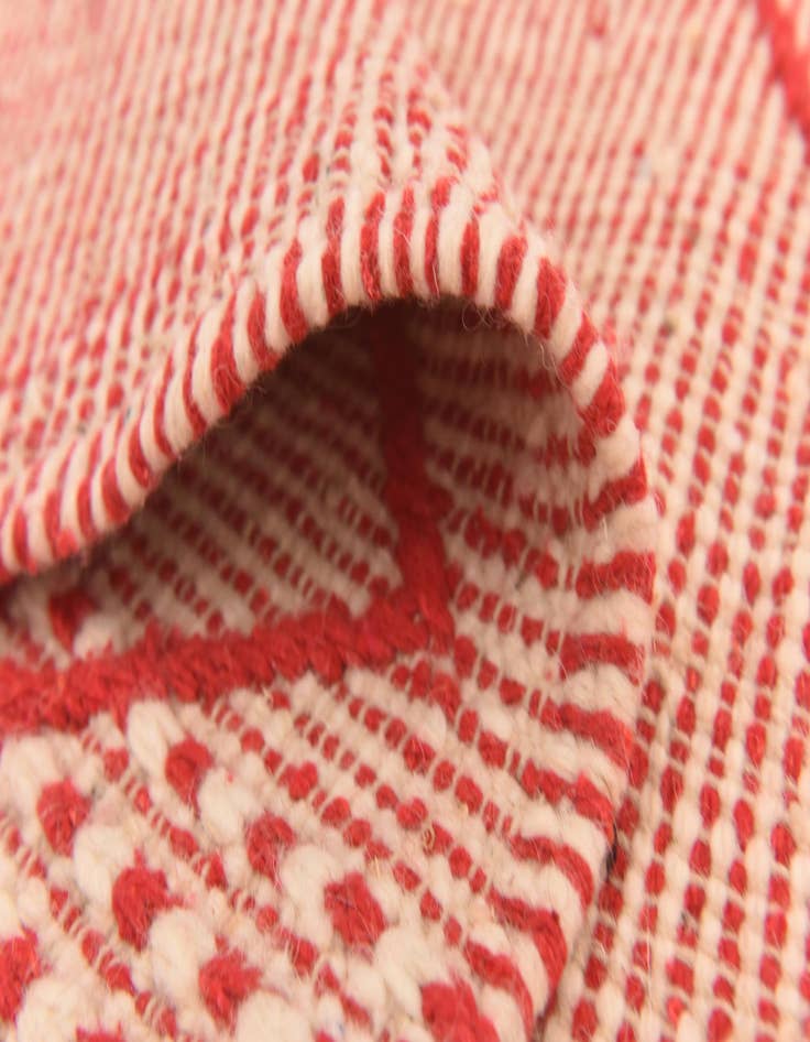 Detail image of  6' 2 x 9' 9  Hand Knotted Moroccan Wool Rug