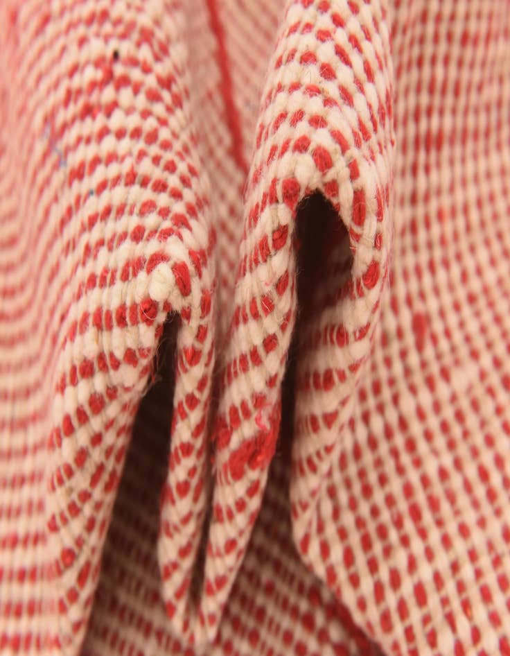 Detail image of  6' 2 x 9' 9  Hand Knotted Moroccan Wool Rug