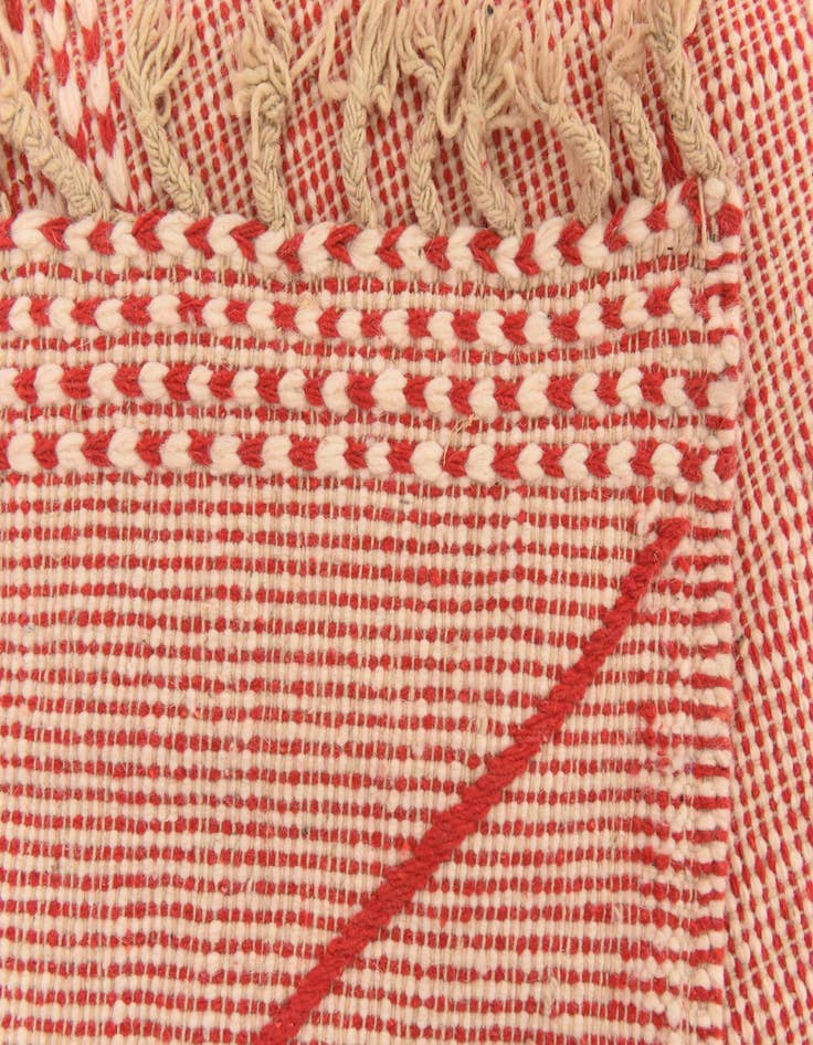 Detail image of  6' 2 x 9' 9  Hand Knotted Moroccan Wool Rug