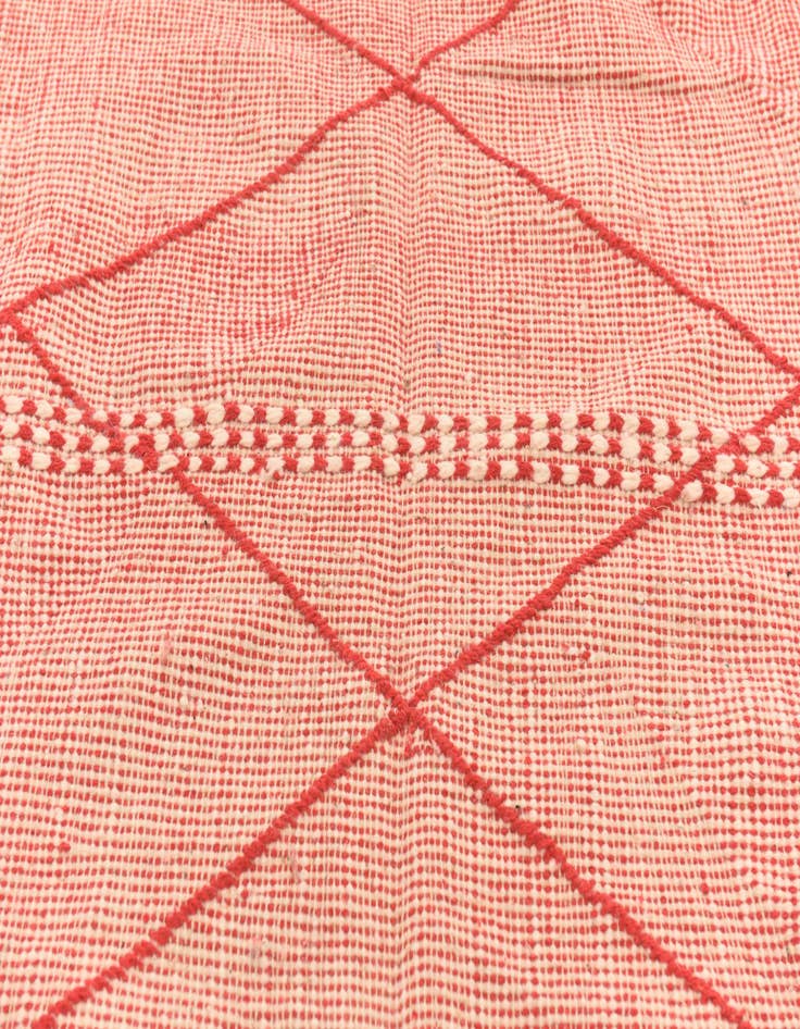 Detail image of  6' 2 x 9' 9  Hand Knotted Moroccan Wool Rug