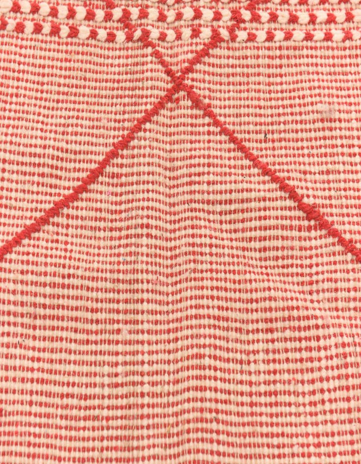 Detail image of  6' 2 x 9' 9  Hand Knotted Moroccan Wool Rug