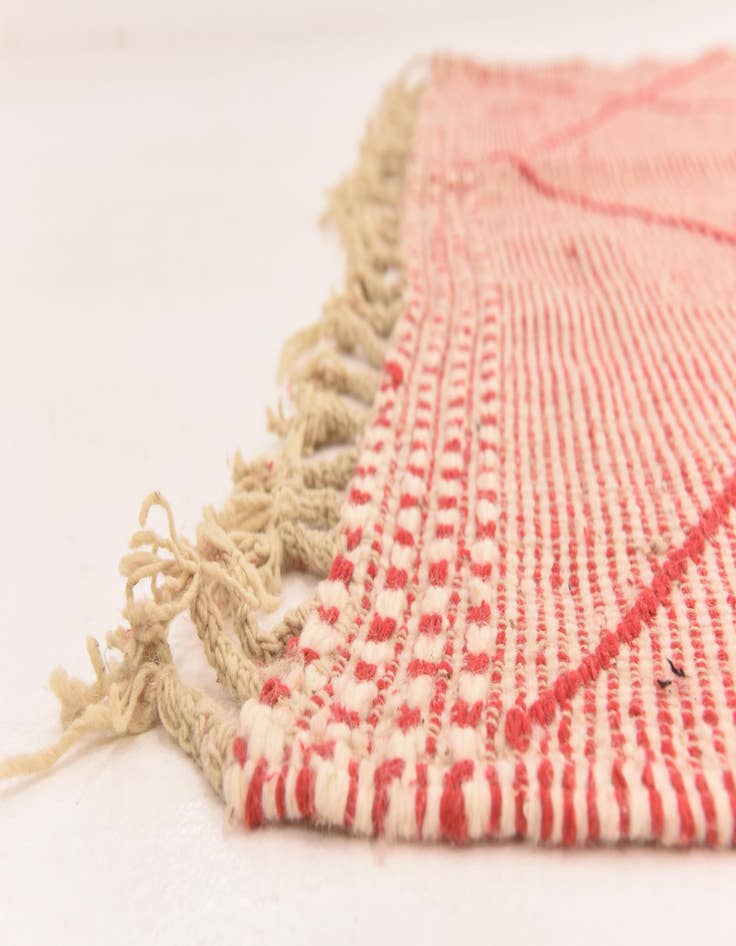 Detail image of  6' 2 x 9' 9  Hand Knotted Moroccan Wool Rug