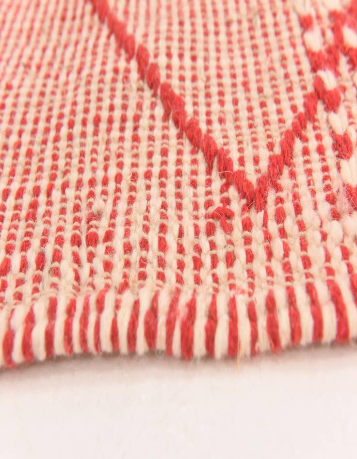 Detail image of  6' 2 x 9' 9  Hand Knotted Moroccan Wool Rug