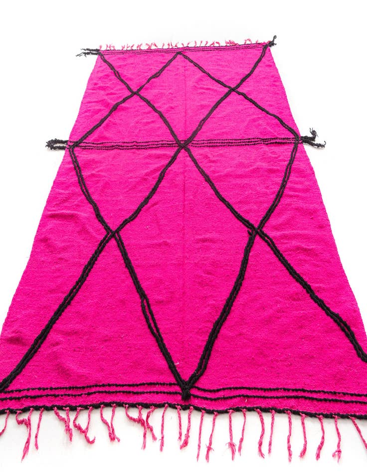 Detail image of  7' x 9' 9  Hand Knotted Moroccan Wool Rug