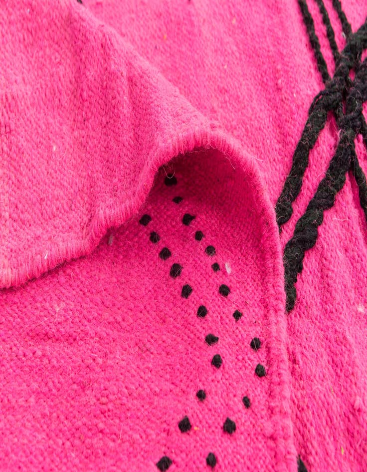 Detail image of  7' x 9' 6  Hand Knotted Moroccan Wool Rug