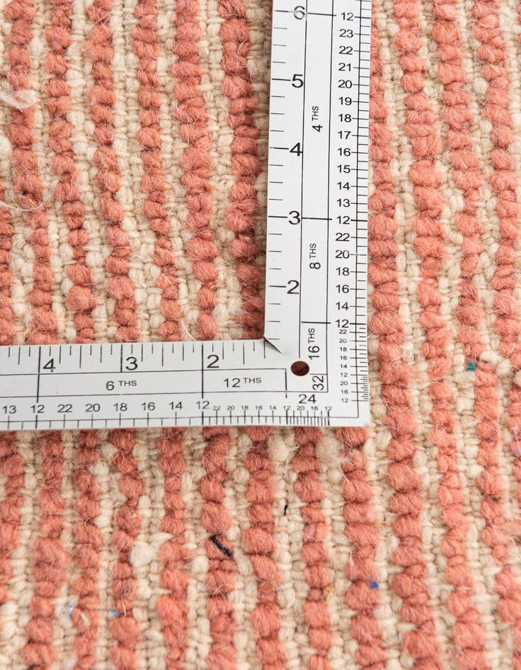 Detail image of  5' 8 x 8'  Hand Knotted Moroccan Wool Rug