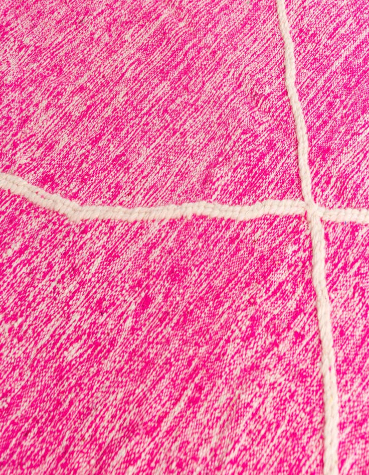 Detail image of  6' 4 x 10' 7  Hand Knotted Moroccan Wool Rug