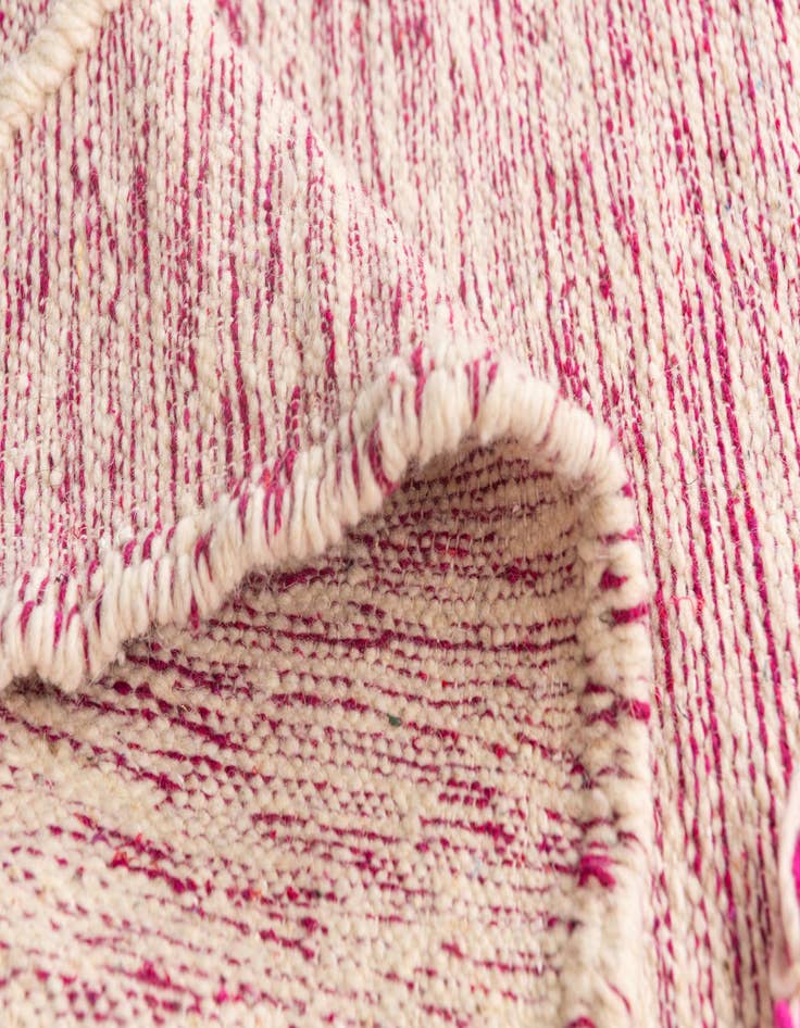 Detail image of  6' 10 x 9' 7  Hand Knotted Moroccan Wool Rug