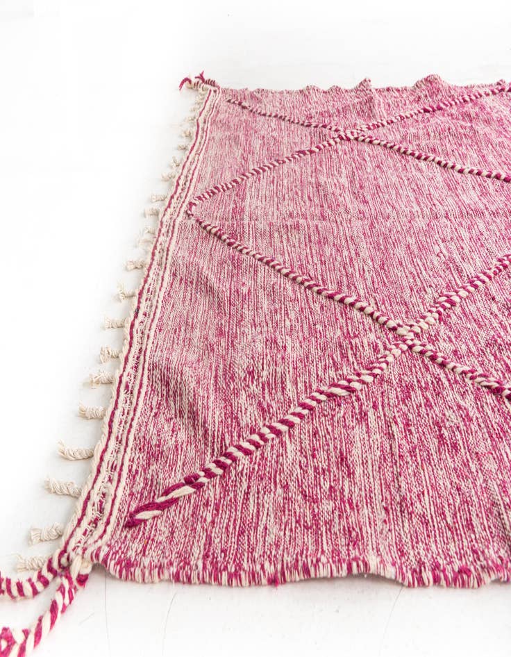 Detail image of  6' 2 x 10' 4  Hand Knotted Moroccan Wool Rug