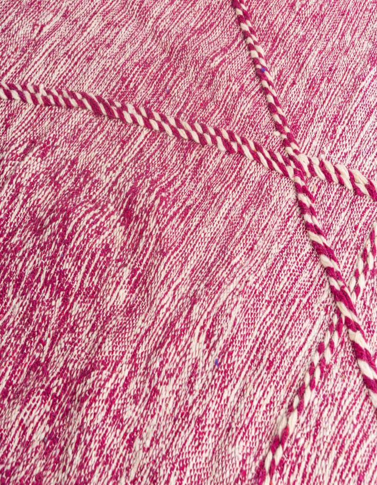 Detail image of  6' 2 x 10' 4  Hand Knotted Moroccan Wool Rug