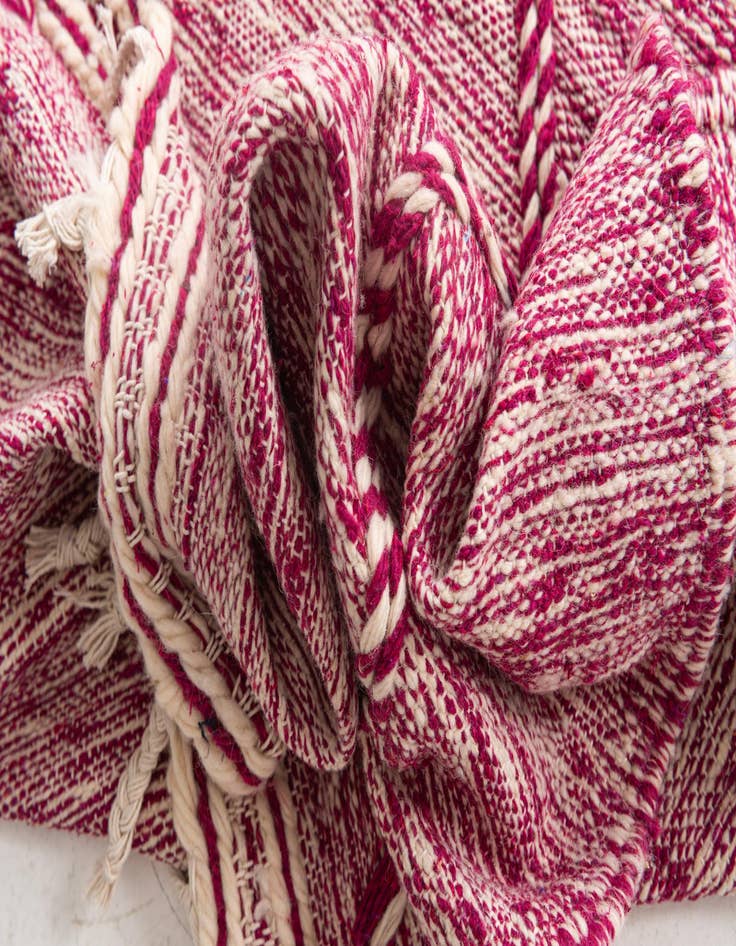 Detail image of  6' 2 x 10' 4  Hand Knotted Moroccan Wool Rug