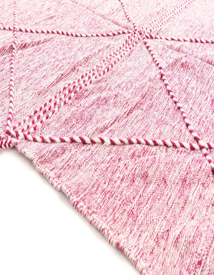 Detail image of  6' 4 x 9' 9  Hand Knotted Moroccan Wool Rug