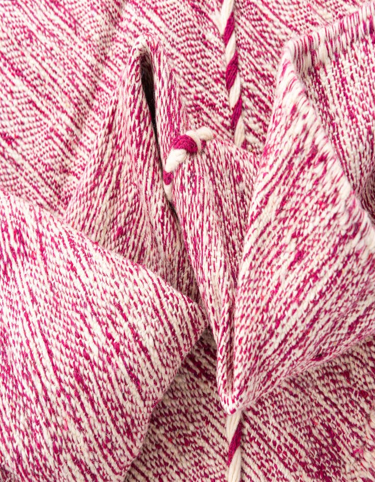 Detail image of  6' 4 x 9' 9  Hand Knotted Moroccan Wool Rug