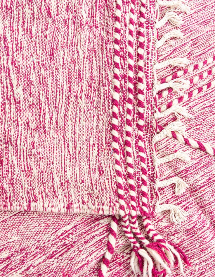 Detail image of  6' 4 x 9' 9  Hand Knotted Moroccan Wool Rug