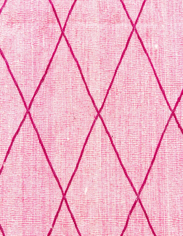 Detail image of  4' 8 x 7' 8  Hand Knotted Moroccan Wool Rug