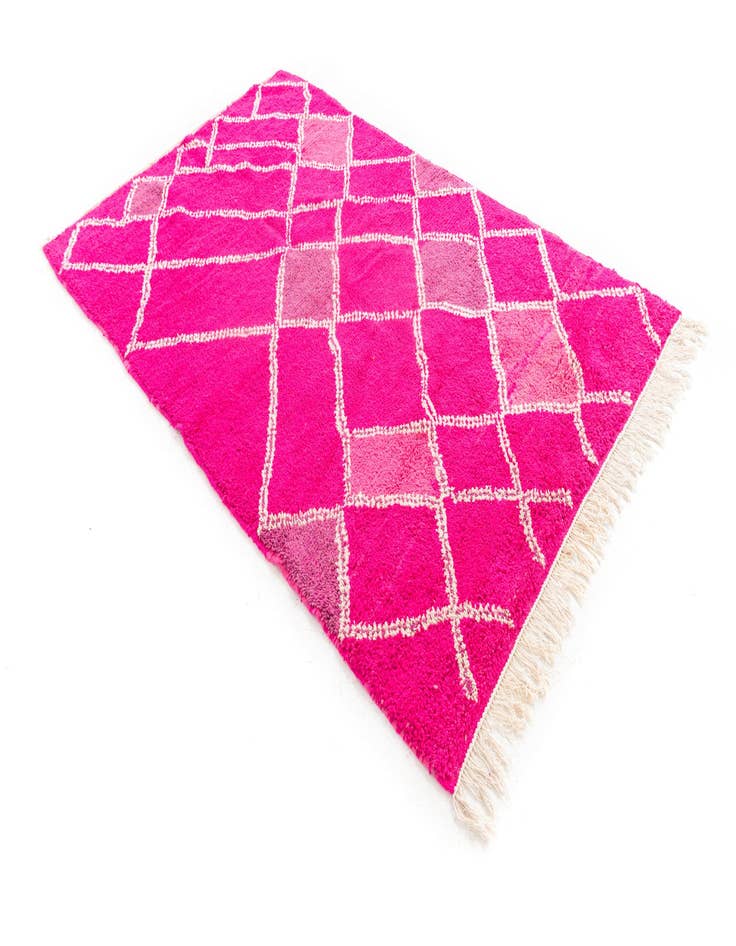 Detail image of  5' x 8' 2  Hand Knotted Moroccan Wool Rug