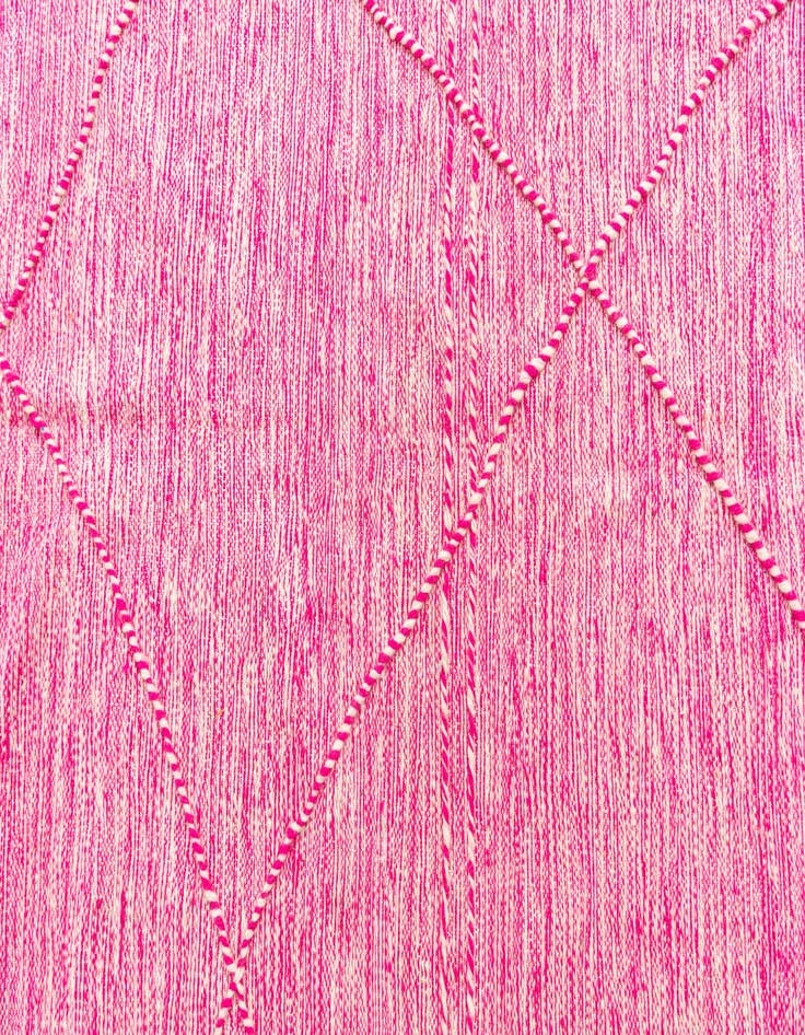 Detail image of  6' 7 x 10'  Hand Knotted Moroccan Wool Rug