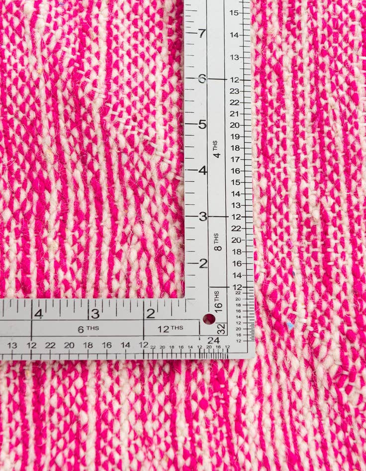 Detail image of  6' 7 x 10'  Hand Knotted Moroccan Wool Rug