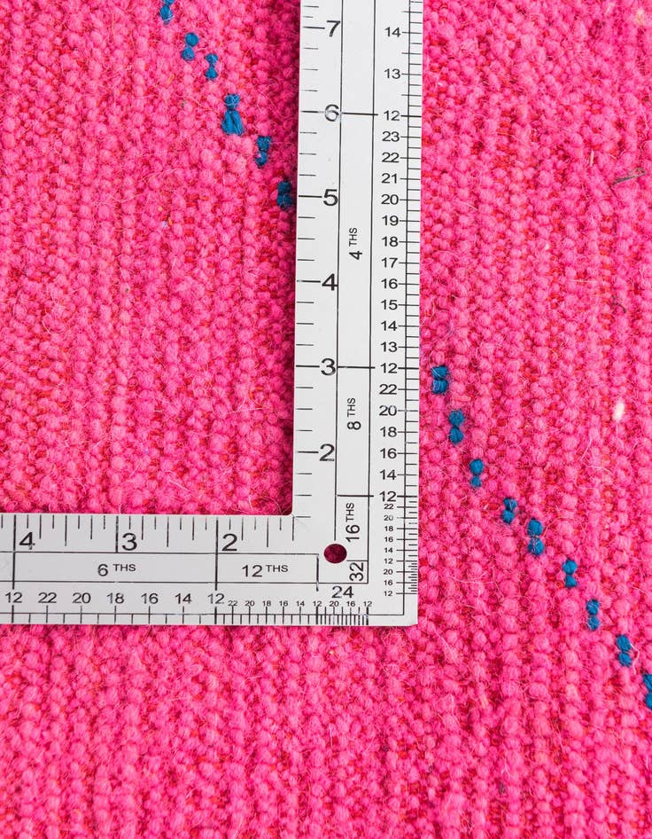 Detail image of  6' 6 x 9' 7  Hand Knotted Moroccan Wool Rug