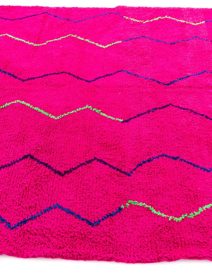 Detail image of  7' 3 x 9' 1  Hand Knotted Moroccan Wool Rug