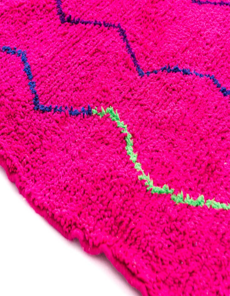 Detail image of  7' 3 x 9' 1  Hand Knotted Moroccan Wool Rug