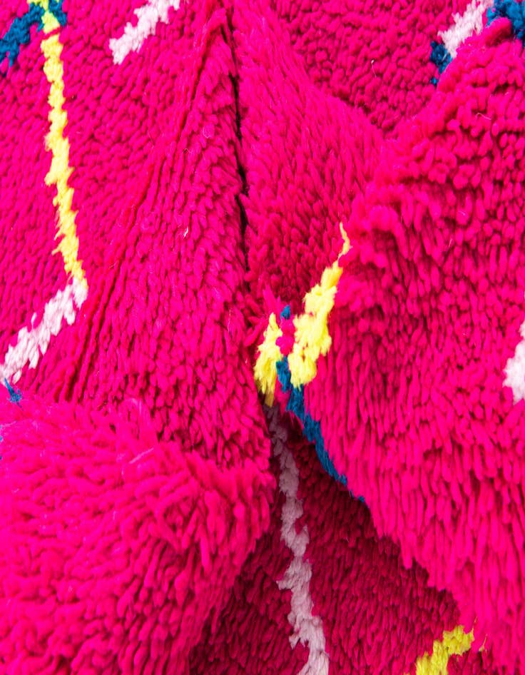 Detail image of  7' x 9' 9  Hand Knotted Moroccan Wool Rug