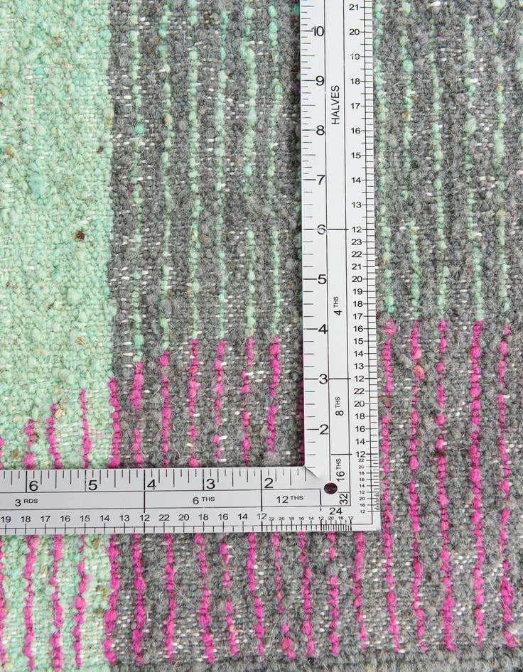 Detail image of  5' 2 x 8' 3  Hand Knotted Moroccan Wool Rug