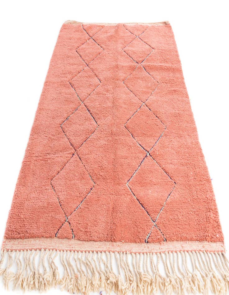 Detail image of  5' 9 x 8' 5  Hand Knotted Moroccan Wool Rug