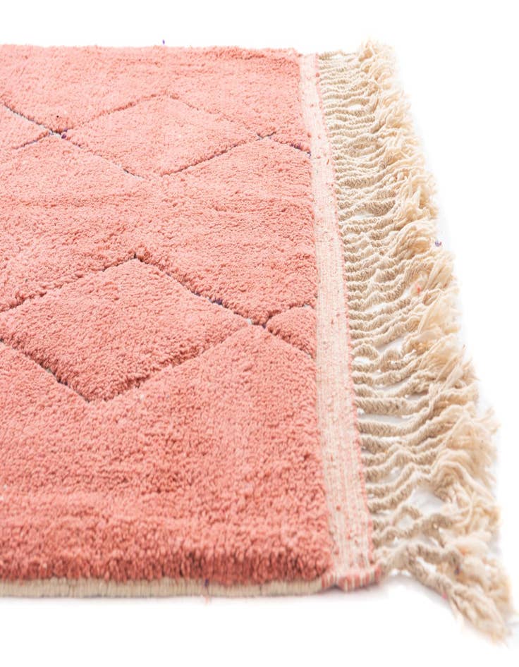 Detail image of  5' 9 x 8' 5  Hand Knotted Moroccan Wool Rug