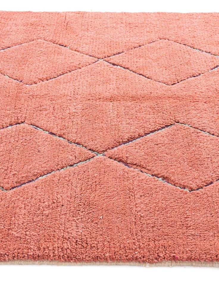 Detail image of  5' 9 x 8' 5  Hand Knotted Moroccan Wool Rug