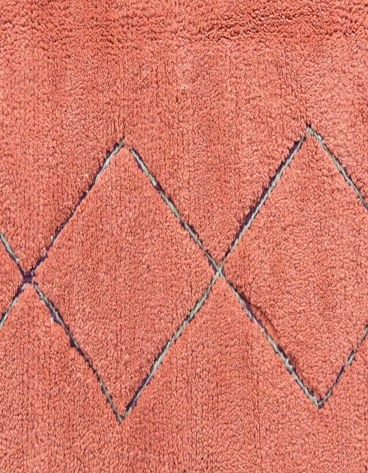 Detail image of  5' 9 x 8' 5  Hand Knotted Moroccan Wool Rug