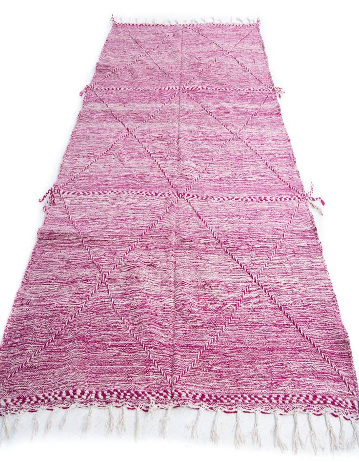 Detail image of  6' 5 x 9' 6  Hand Knotted Moroccan Wool Rug