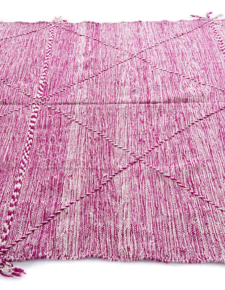 Detail image of  6' 5 x 9' 6  Hand Knotted Moroccan Wool Rug